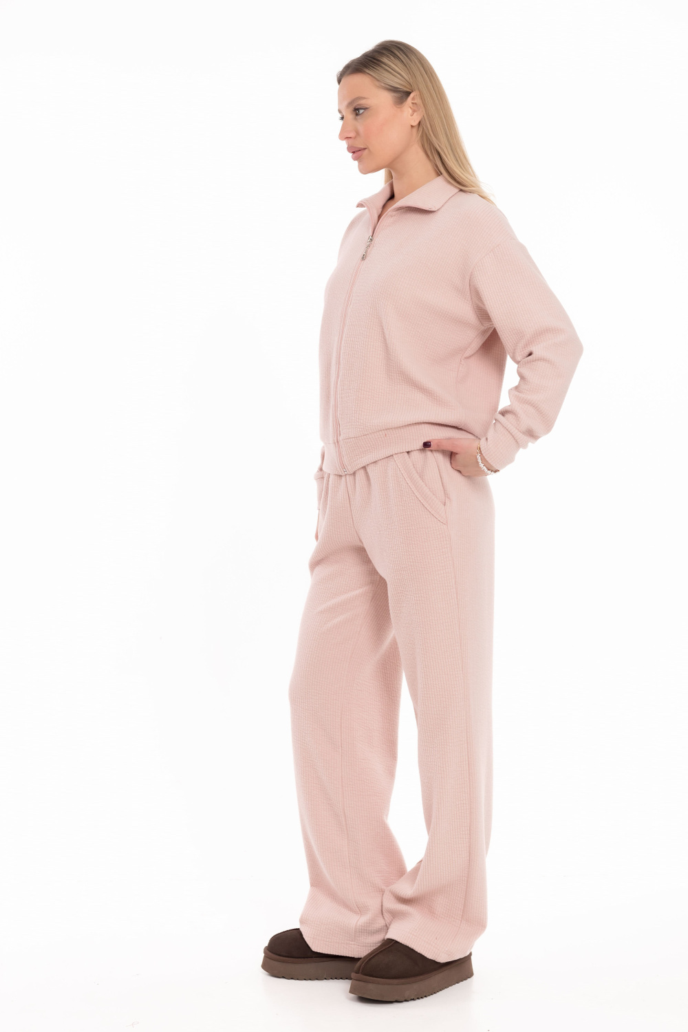 Костюм из интерлока жаккарда М325335п - миниатюра 2