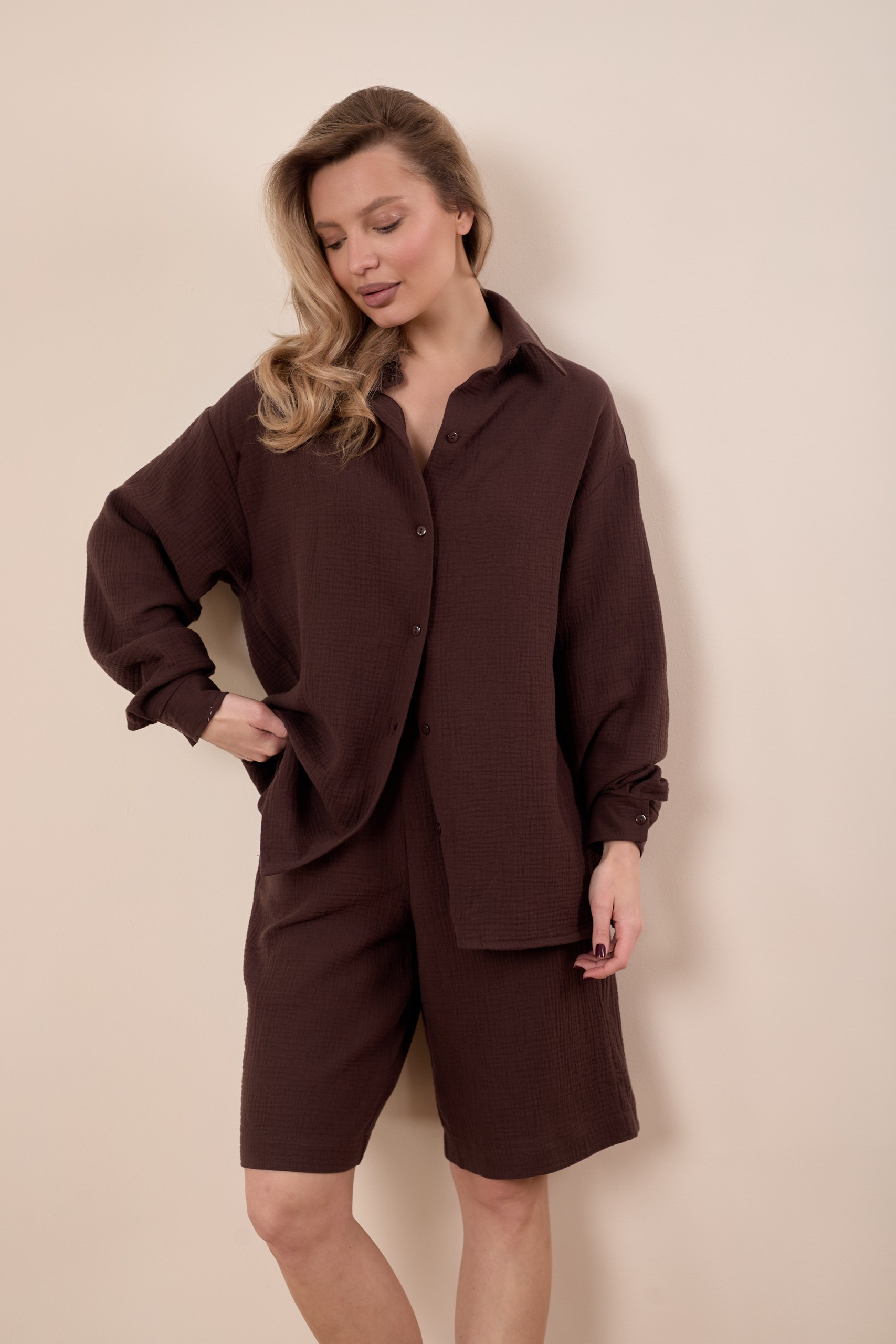 Шорты удлиненные М323009кр - миниатюра 3